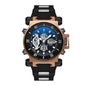Dual Display Electronic Watch Dual Movement Chronograph Luminous - Hiccupzz