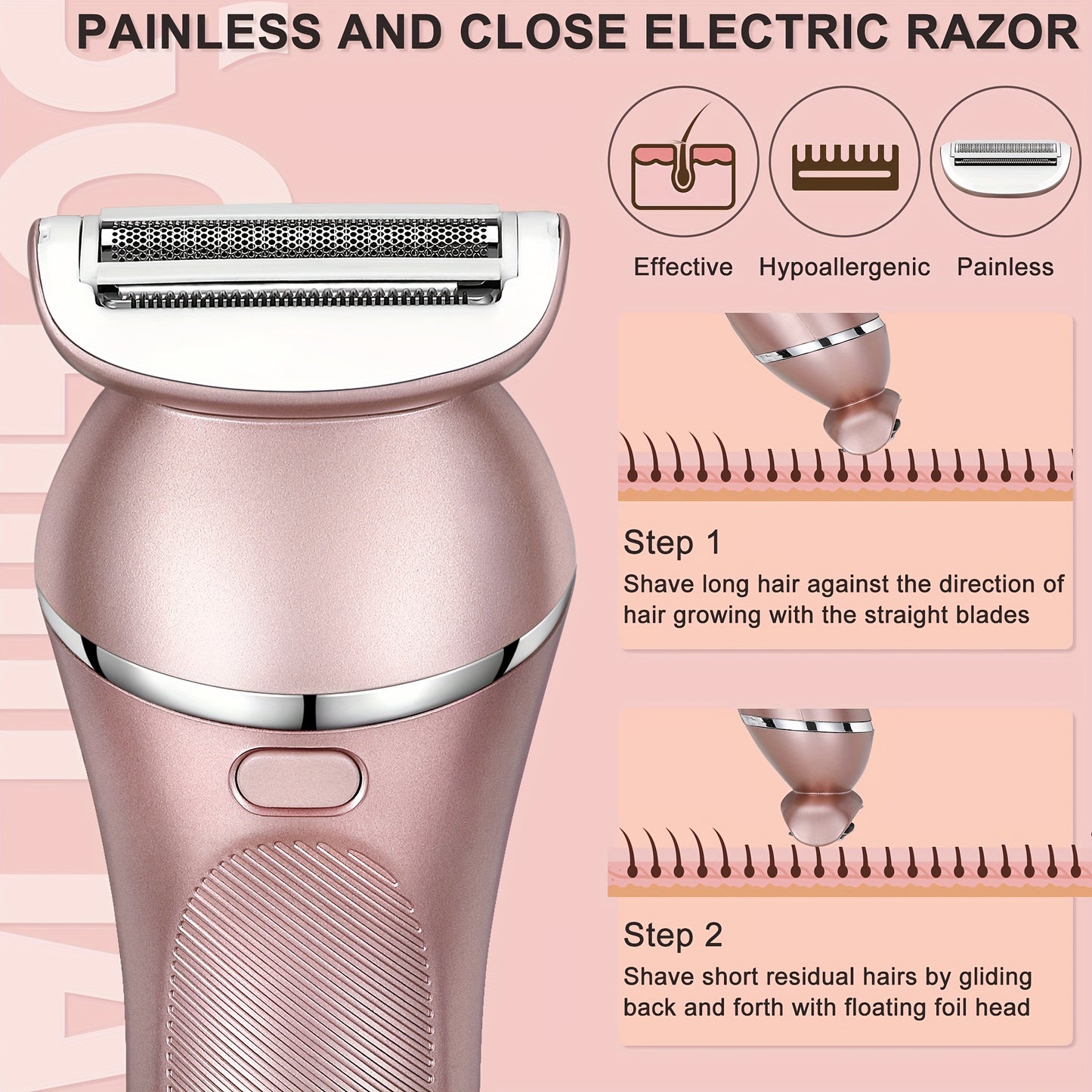 Multifunctional Electric Shaver For Women, Household Epilator, Painless Electric Razor, Gifts For Women, Mother's Day Gift