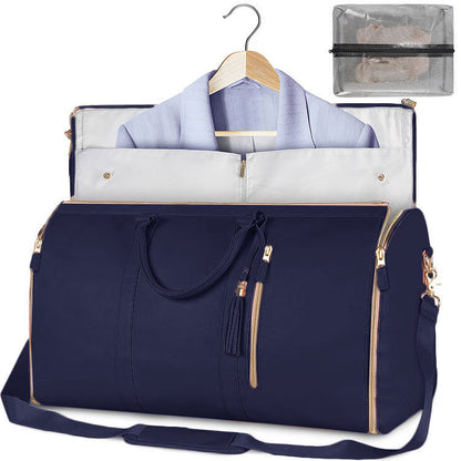 Large-Capacity Waterproof Travel Duffle Bag for Women – Foldable Clothes Tote
