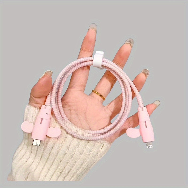 10 Pcs Data Cable USB Protective Cover