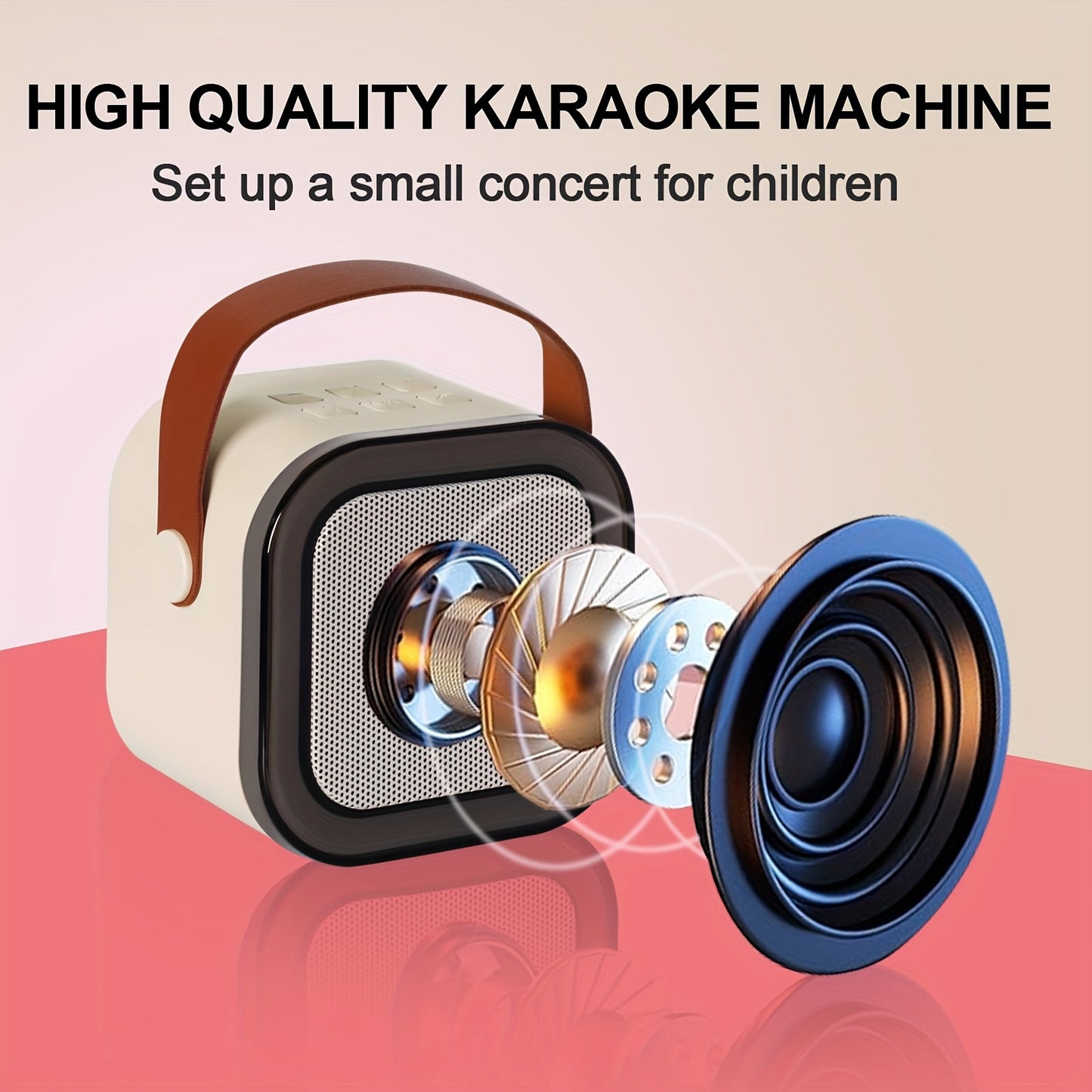 Portable Karaoke Speaker with Microphone Set - Ideal for Home Parties and Birthday Gifts