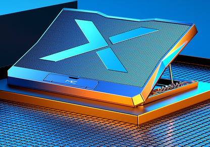 Laptop Radiator Foldable Desktop Cooling Base - Hiccupzz