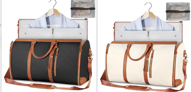 Large-Capacity Waterproof Travel Duffle Bag for Women – Foldable Clothes Tote