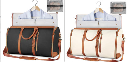 Large-Capacity Waterproof Travel Duffle Bag for Women – Foldable Clothes Tote