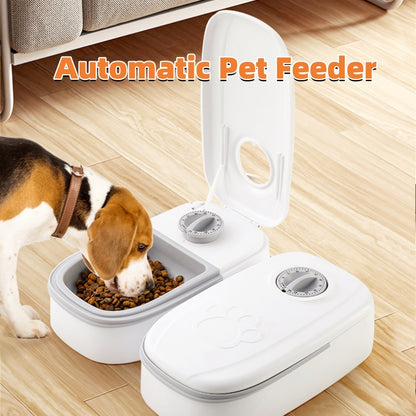 Automatic Pet Feeder Smart Food Dispenser For Cats Dogs Timer Stainless Steel Bowl Auto Dog Cat Pet Feeding Pets Supplies - Hiccupzz