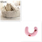 2 In 1 Dog And Cat Bed Pet Winter Bed Round Plush Warm Bed House Soft Long Plush Pets Bed Pet Products - Hiccupzz