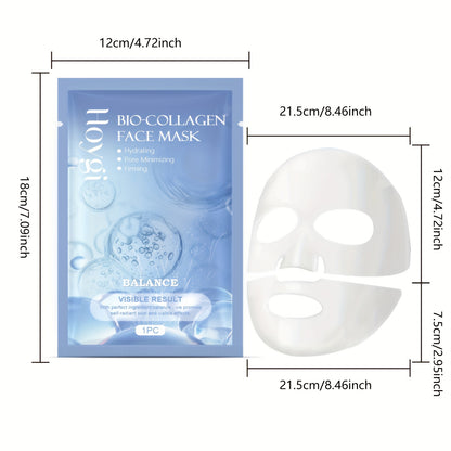 Buy 1 Get 1 Free Collagen Facial Mask (2pcs) – Hydrating, Firming, Anti-Aging, - Hiccupzz