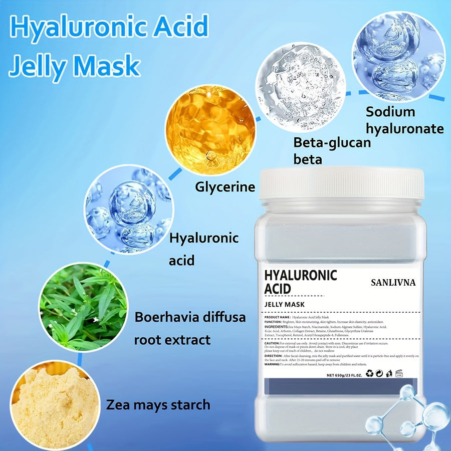 "Fragrance-Free" 23Oz Hyaluronic Acid Jelly Mask - Skin Tightening Gel