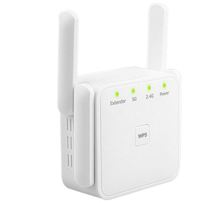 Wifi Signal Amplifier Repeater 1200M Wireless Signal Enhancement Extension 5G Wifi Repeater - Hiccupzz