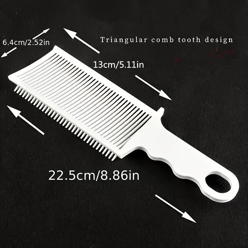 1 Pc Professional Hair Fading Comb, Heat Resistant Flat Top Clipper for Precise Gradients & Styling