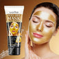 Gold Peel-Off Mask with Collagen & Hyaluronic Acid - Moisturizes, Tightens, Deep Cleans Pores - Hiccupzz