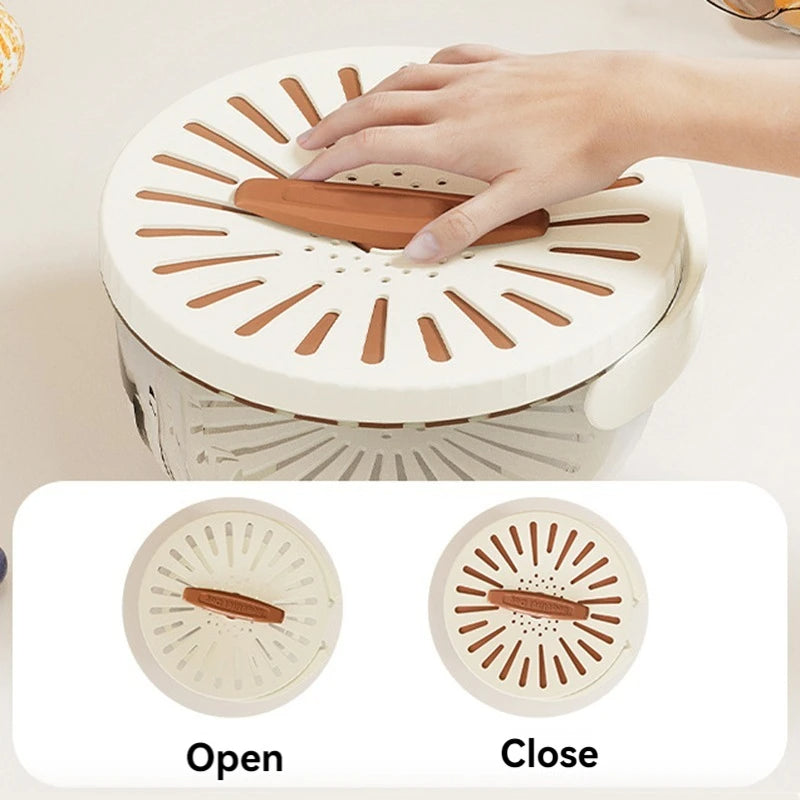 Fruit & Vegetable Drain Basket with Lid