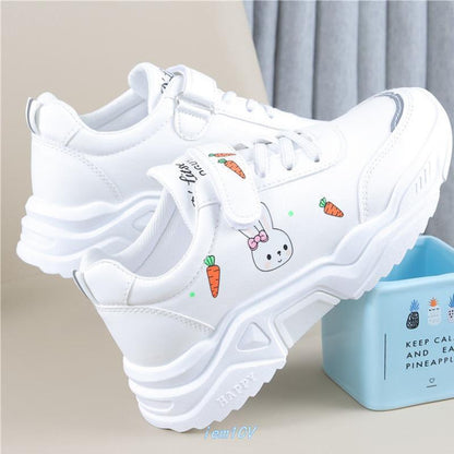 Spring And Autumn Primary School Students Casual All-match Pu Running Shoes - Hiccupzz