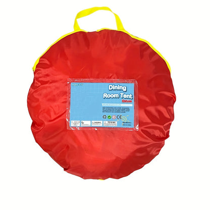 Youngsters' Pop-Up Playhouse - Pink, Durable Polyester & Steel Frame, No Assembly Required, For Indoor/Outdoor Fun