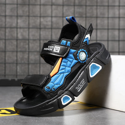 New Boys Beach Velcro Soft Sole Sandals - Hiccupzz