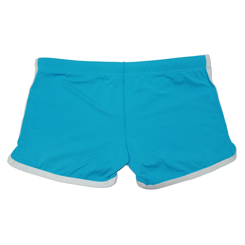 Men's Boxer Swimming Trunks Nylon Solid Color Breathable Slim Lace Underwear - Hiccupzz