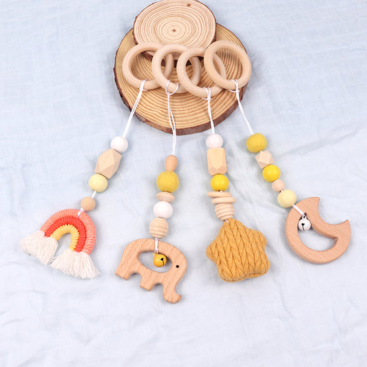 Children's Room Decoration Set - Rainbow, Stars, Moon, Elephant Hanging Pendants