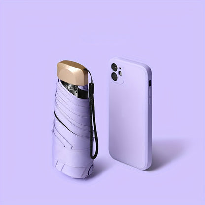 Lightweight Folding Sun Umbrella with UV Protection for Outdoor Activities