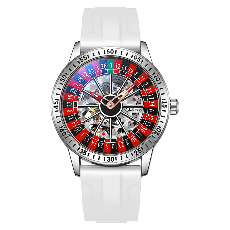 2024 Men's Automatic Mechanical Watch - Waterproof, Gaming Plate Design, Trendy & Personalized