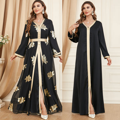 Middle Eastern Muslim Women's Two-piece Dress - Hiccupzz