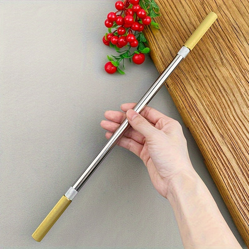 Wukong Stick - All Steel Forged Fruit Knife, Ruyi Golden Hoop Stick, Mini Stainless Steel Meat Eating Knife, Camping Peeling Knife