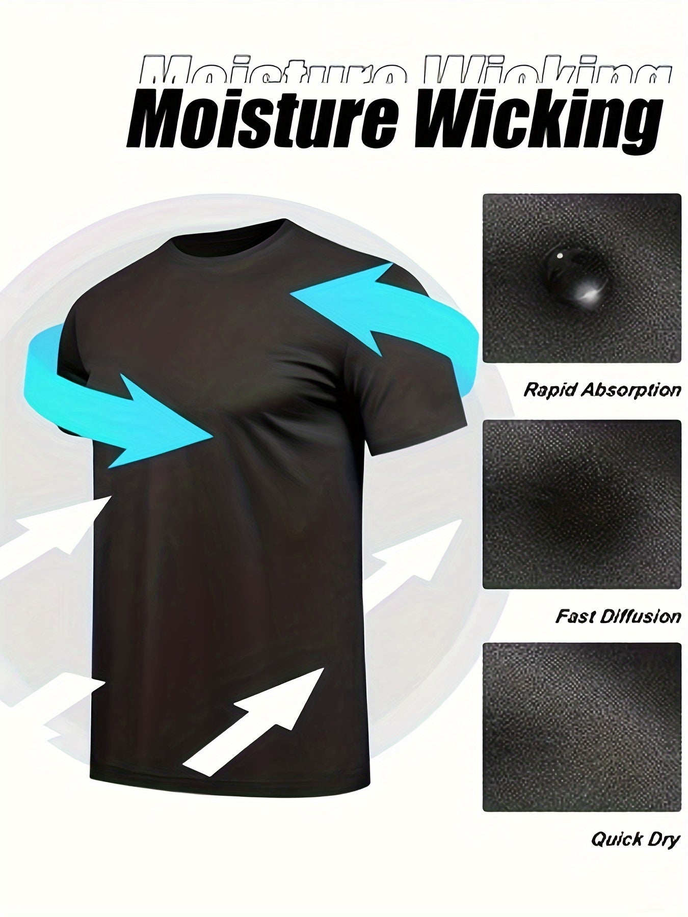 12-Pack Men's Quick-Dry Athletic T-Shirts - Moisture-Wicking, Short Sleeve Crew Neck Tops for Running & Outdoor Activities