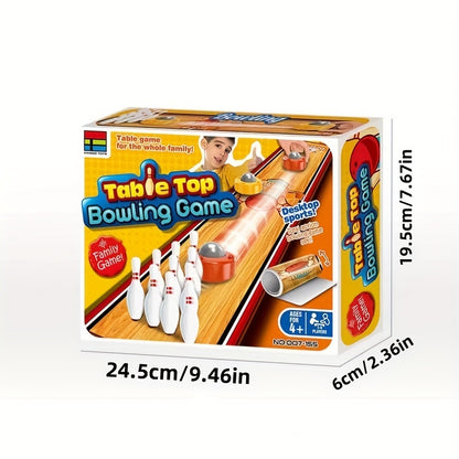 Family Fun Bowling Game Set - Educational & Entertaining Tabletop Toy for Youngsters