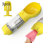 Pet Water Bottle Feeder Bowl Garbage Bag Storage Portable Pet Outdoor Travel 3 In 1 Dog Water Bottle - Hiccupzz