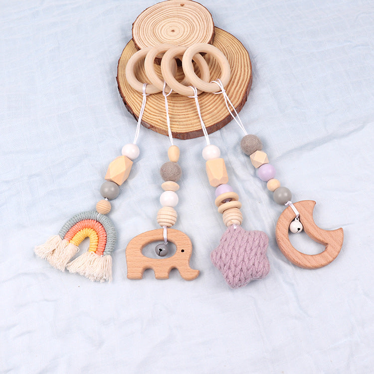 Children's Room Decoration Set - Rainbow, Stars, Moon, Elephant Hanging Pendants