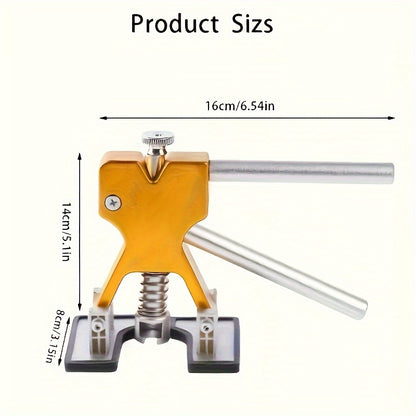 1 Set Quick Repair of Car Dents - Unpainted Body Dent Repair Tool Kit with Handle Tags and Pads