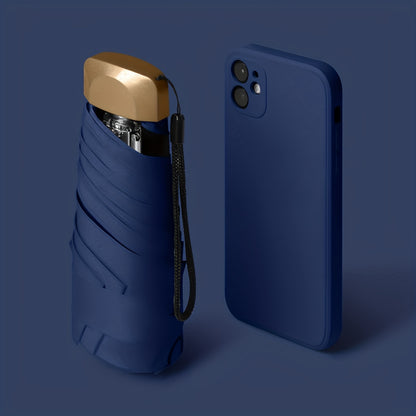 Lightweight Folding Sun Umbrella with UV Protection for Outdoor Activities