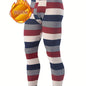 Men's Striped Warm Compression Pants - Durable Fitness Leggings for Running and Intense Workouts - Hiccupzz