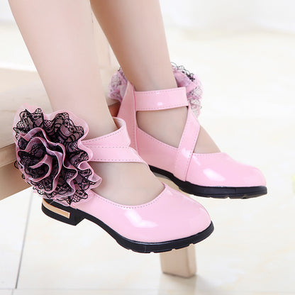 Princess Shoes Soft Sole Student Performance Shoes Little Girl Single Shoes - Hiccupzz