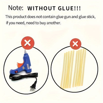 1 Set Quick Repair of Car Dents - Unpainted Body Dent Repair Tool Kit with Handle Tags and Pads
