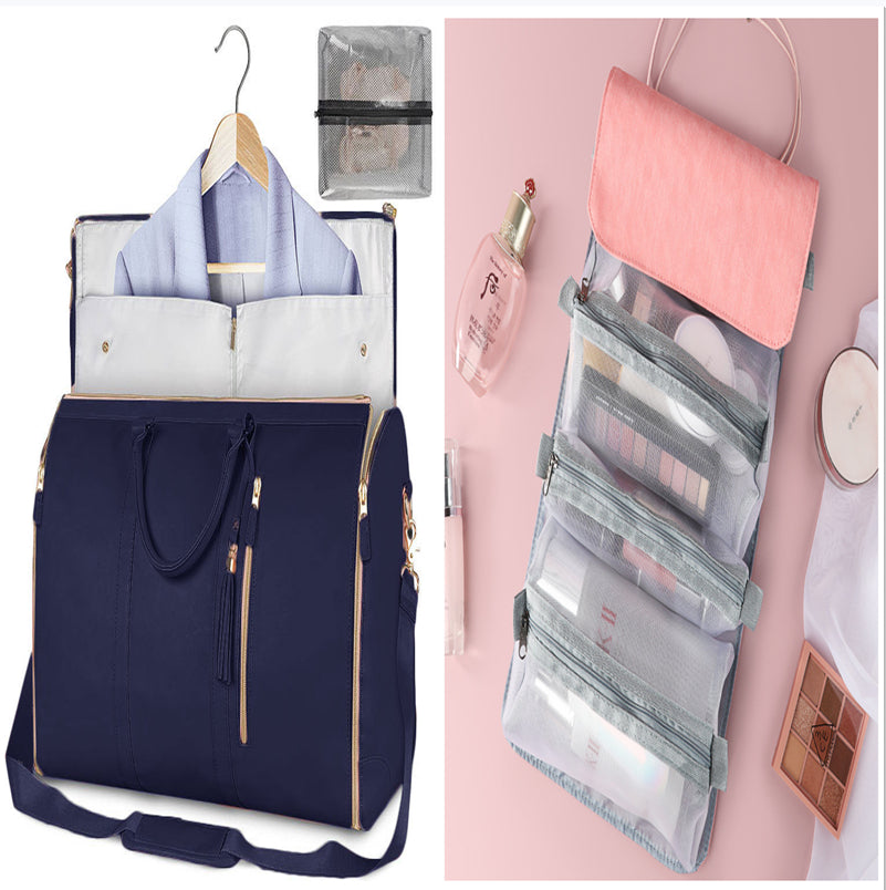 Large-Capacity Waterproof Travel Duffle Bag for Women – Foldable Clothes Tote