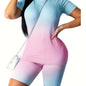 Women's Sports Outfits Sets Short Sleeve T-shirt Top Bodycon Shorts Sets Casual Sportswear - Hiccupzz