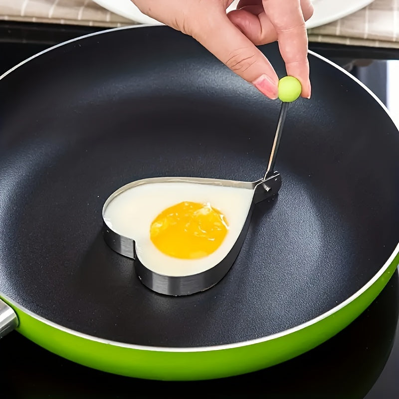 Anillos de acero inoxidable para huevos (5 piezas): moldes para panqueques para freír huevos y tortillas