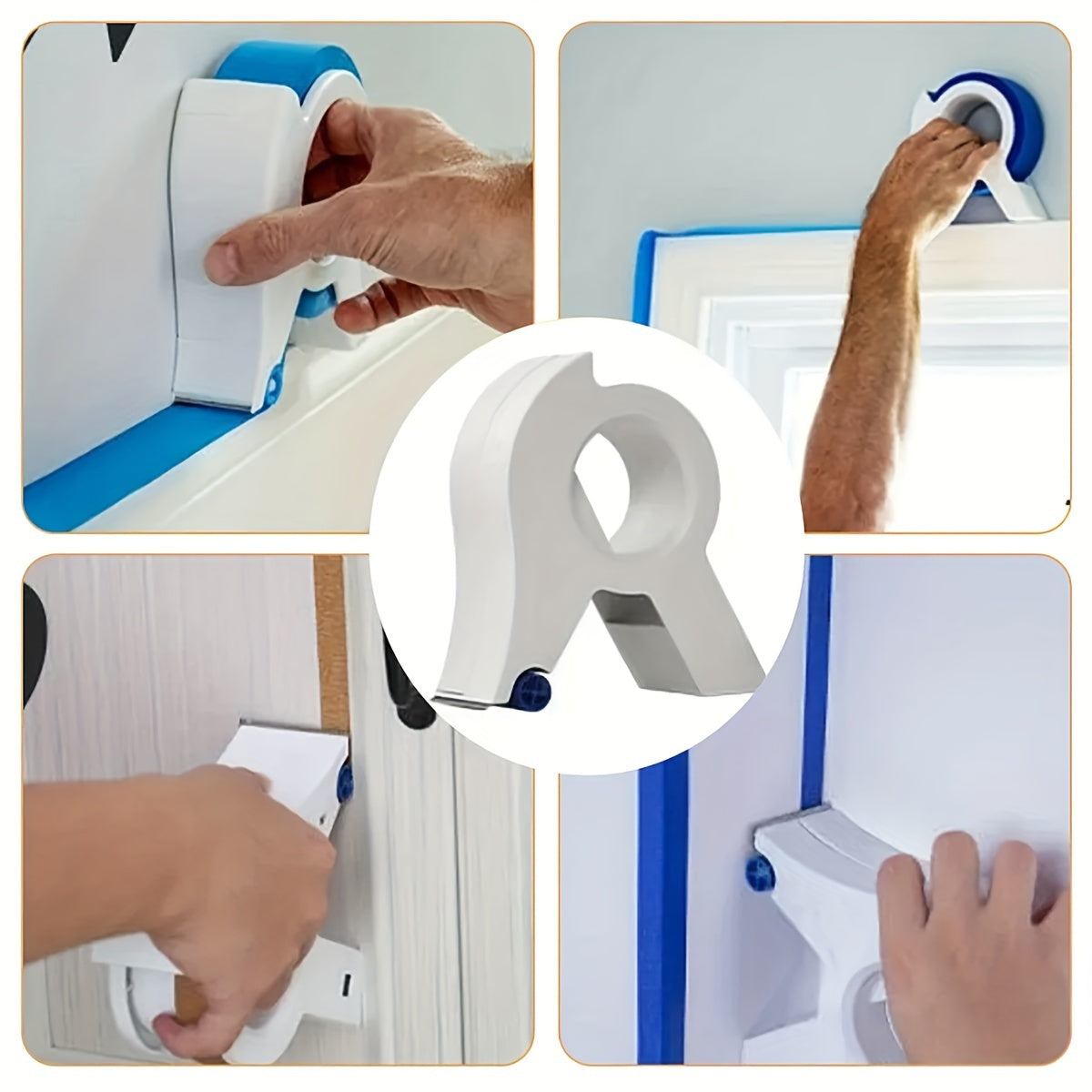 Professional Masking Tape Dispenser - Durable ABS Tool for Wall Painting, Packaging & Sealing