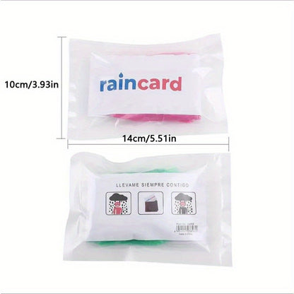 Portable Random Color Disposable Raincoat for Outdoor Travel - Hiccupzz