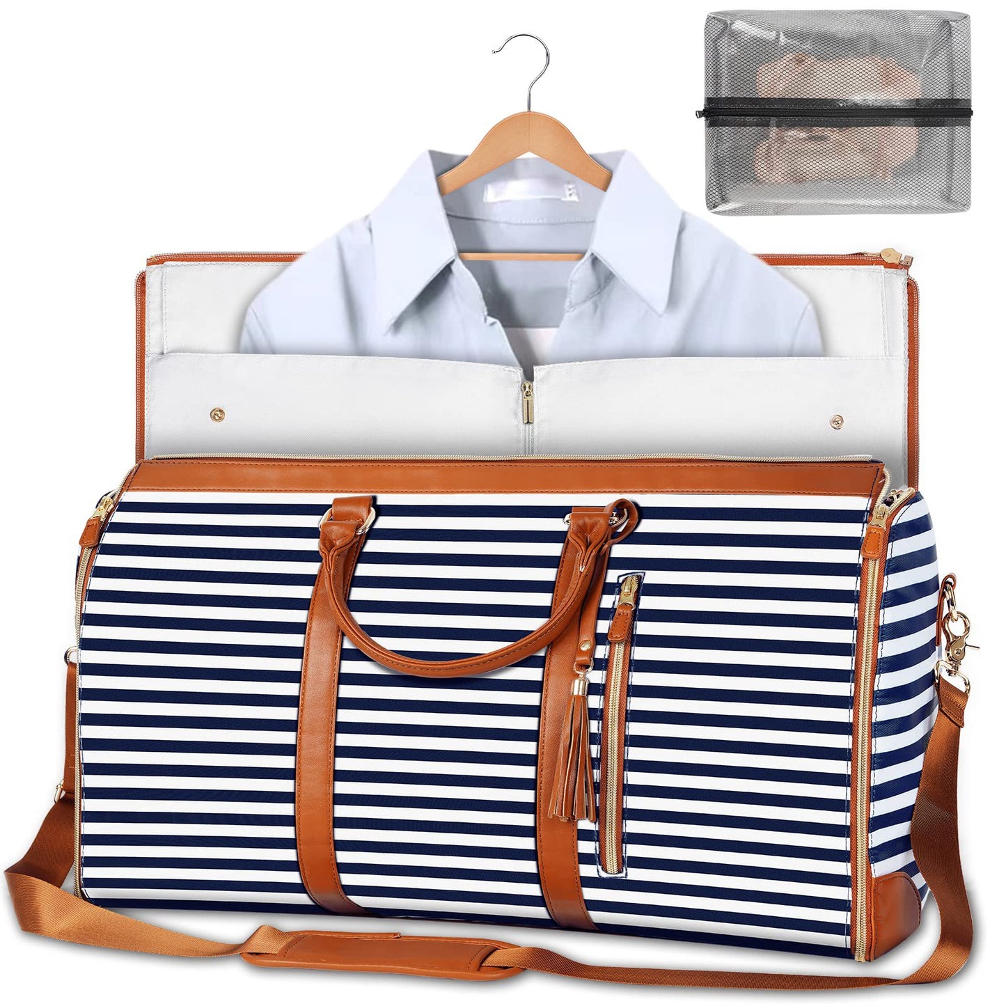 Large-Capacity Waterproof Travel Duffle Bag for Women – Foldable Clothes Tote