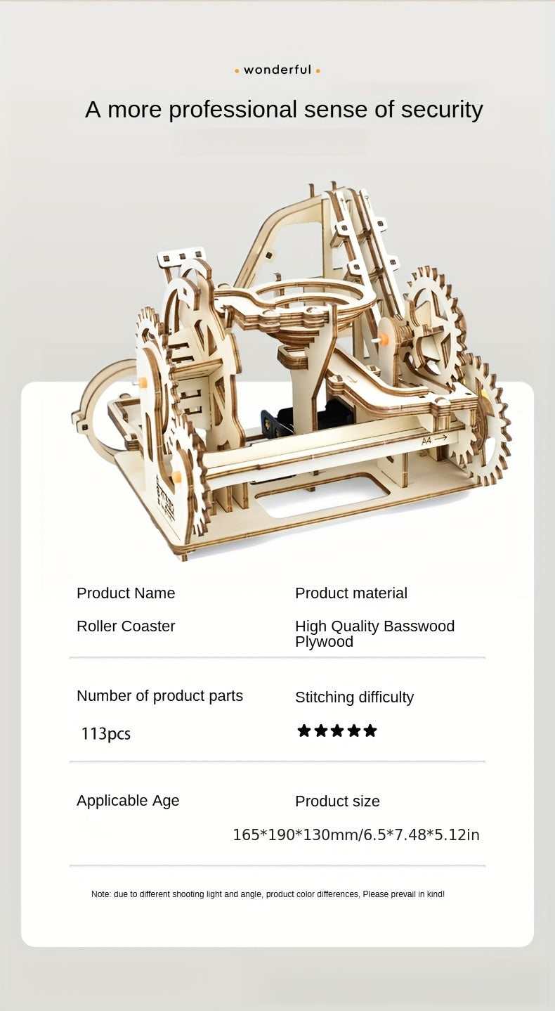 8+ Years - Acrylic Ball Track Puzzle Model