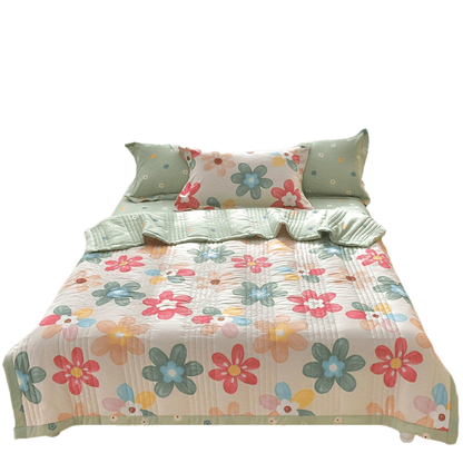 3 Pcs Skin-friendly Summer Cooling Quilt Set, Soft And Comfortable Quilt For All Seasons - Hiccupzz