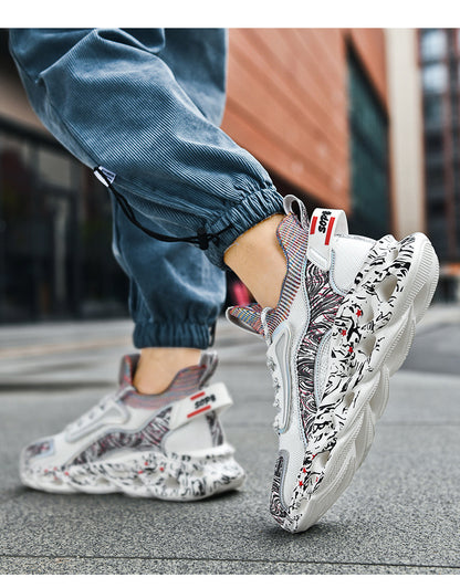 3D Printing Outsole Ultra-light Heightened Sneakers - Hiccupzz