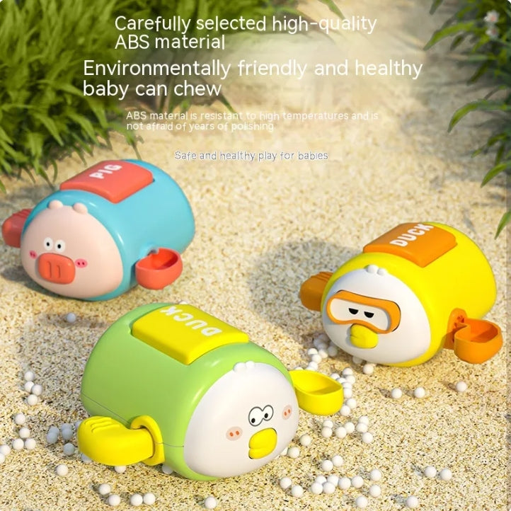 Children's Cartoon Clockwork Bath Toys - Fun and Engaging Wind-Up Water Play Toys