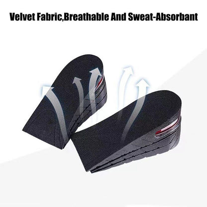 Invisible Height Increased Insole, Men Women Heel Lift Taller Shoe Inserts Pad Adjustable More Comfortable Supporting Insole For Unisex - Hiccupzz