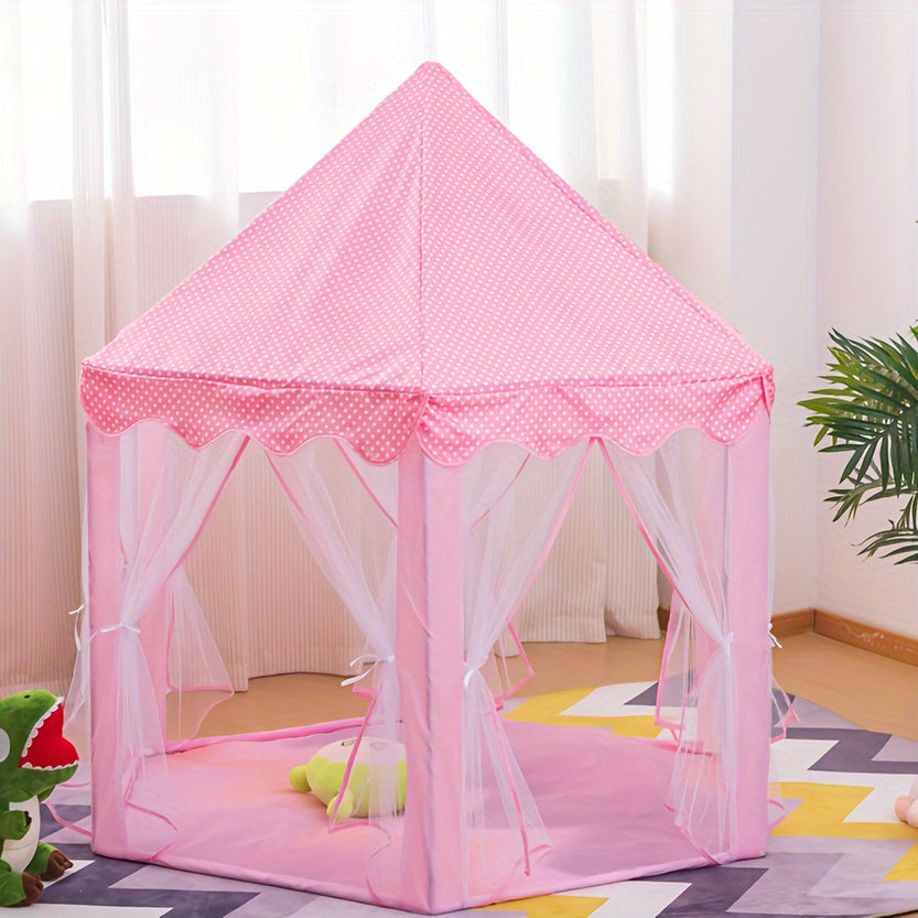 1 Pc Youngsters' Indoor Play Tent - Durable Polyester & PVC, Perfect for Outdoor Fun