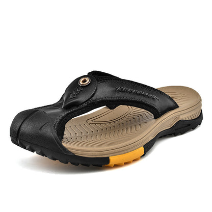 Fashionable Personalized Clip Men's Slippers - Hiccupzz