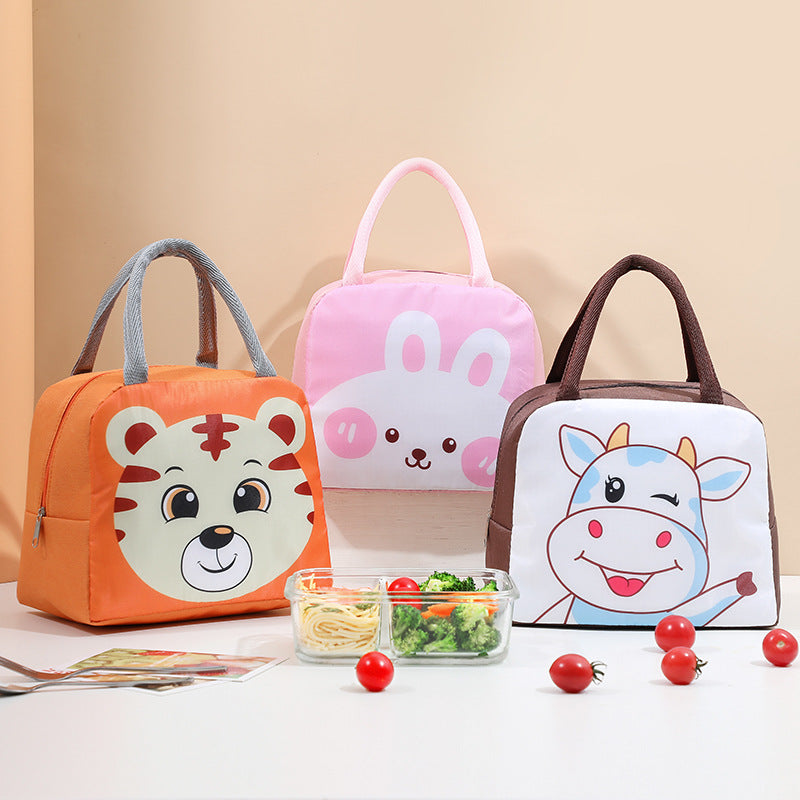 New Cartoon Lunch Box Portable Cooler Bag