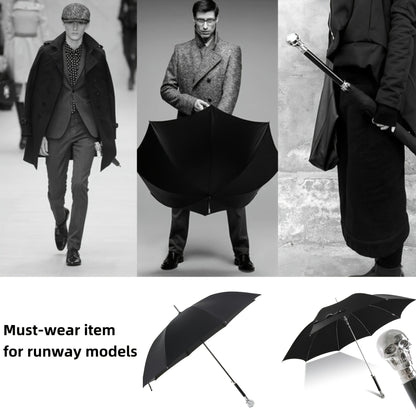 Premium British Style Long Handle Umbrella - Waterproof