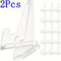 Acrylic Easel Stands: Clear Mini Display Holders (2/6/10/12 pcs) for Coins, Pocket Watches, Capsules, and Medals - Hiccupzz